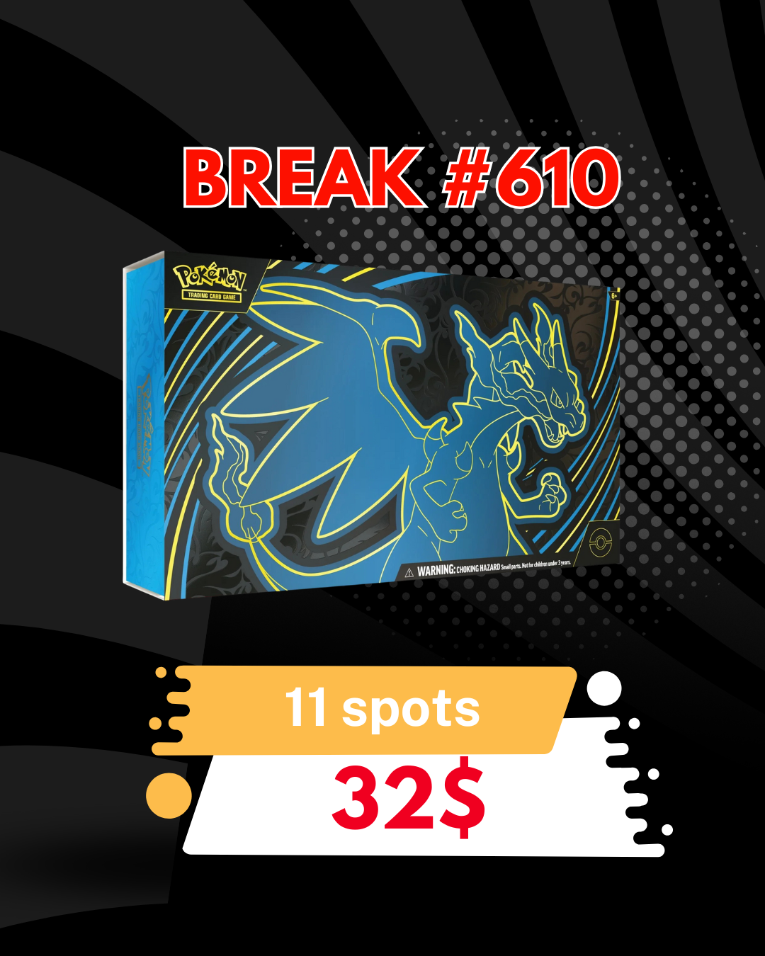 Break #610 UPC Mega Charizard Ex
